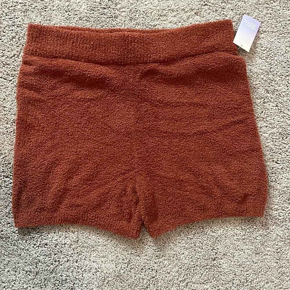 Super soft light brown lounge/sleep shorts - Star La Above - Size XXL
